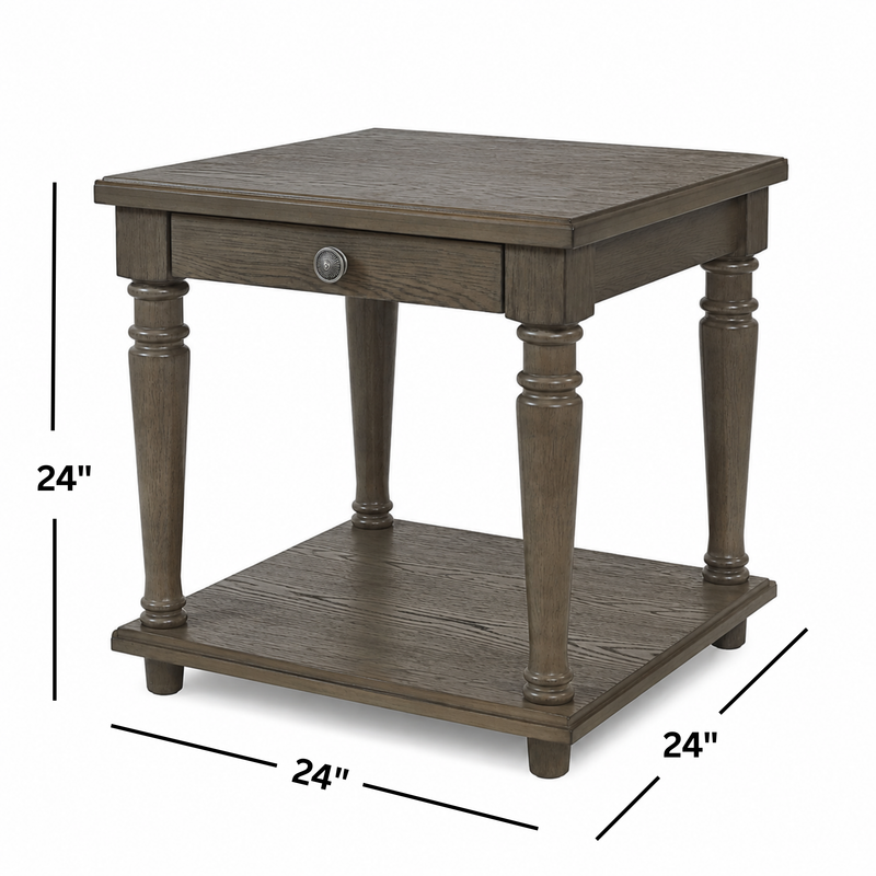 King Court End Table
