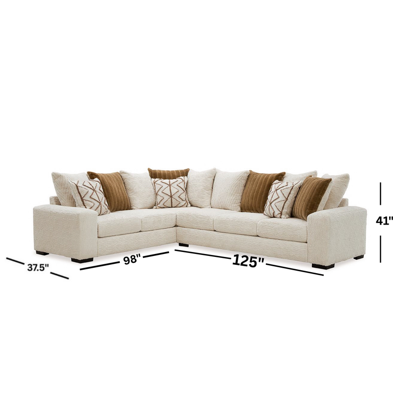 FREE Haven Oatmeal Ottoman w/ Purchase of Haven Oatmeal Sectional