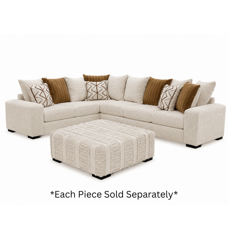 Haven Oatmeal Two Piece Sectional