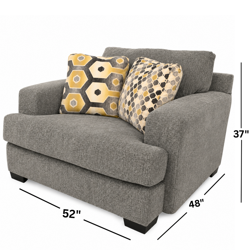Palisades Cobblestone Chair and 1/2