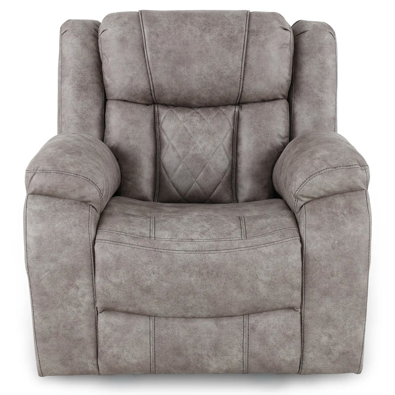 Charly Grey Manual Recliner