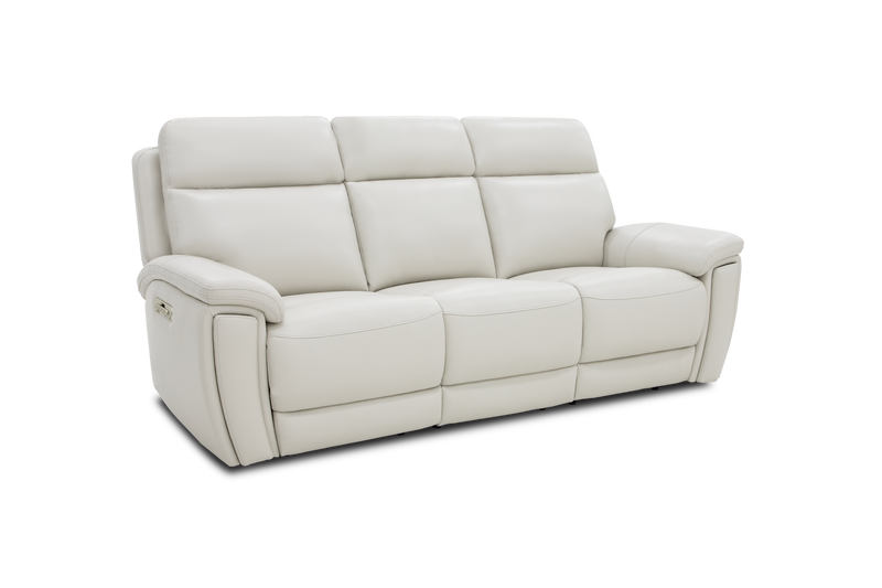 Cordova Cracked Ice Triple Power Leather Sofa