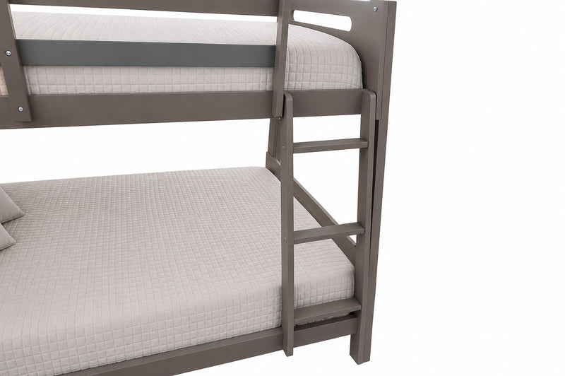 Mason Grey Twin Over Full Bunk Bed