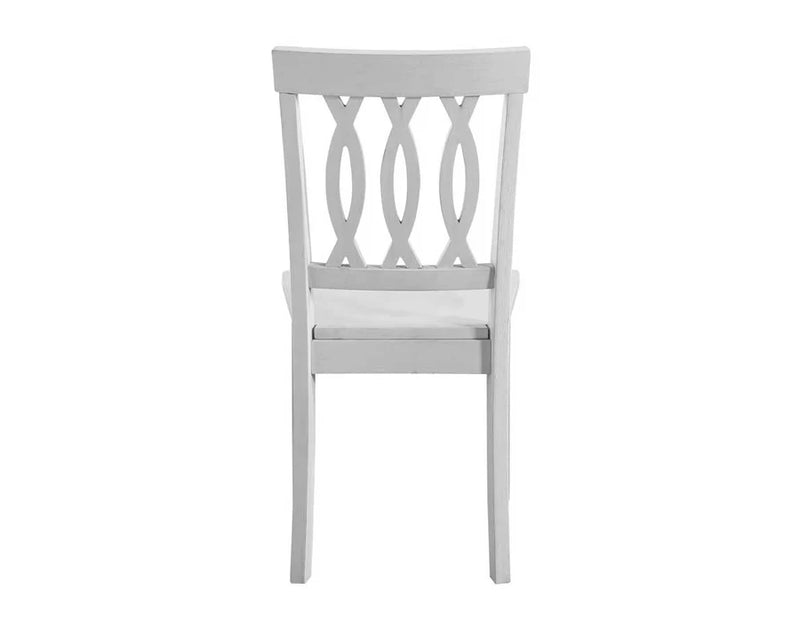 Naples White Side Chair