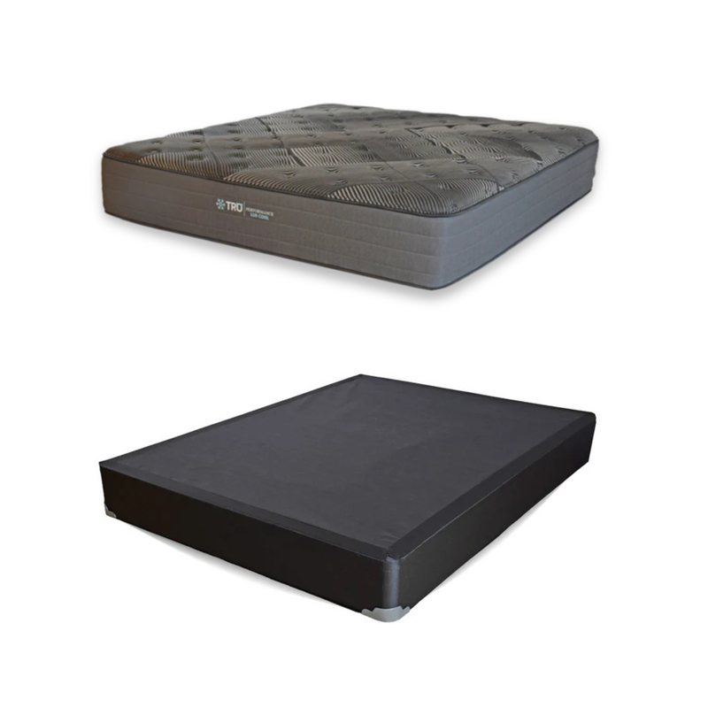 FREE MD Mattress Foundation w/ Purchase of Queen Plush or Firm TRU Black Mattress