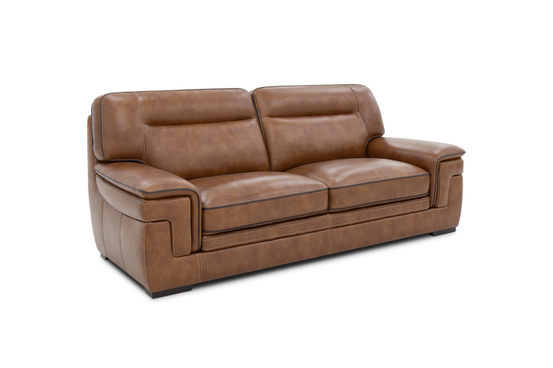 Venetian Honey Leather Sofa