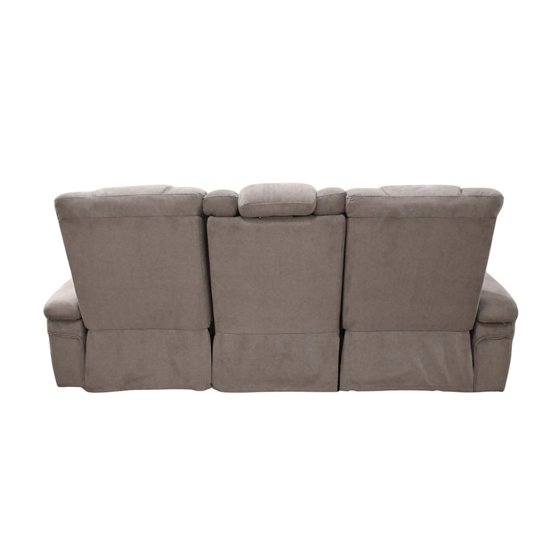 Vienna Taupe Sofa w/ Drop Table & Light