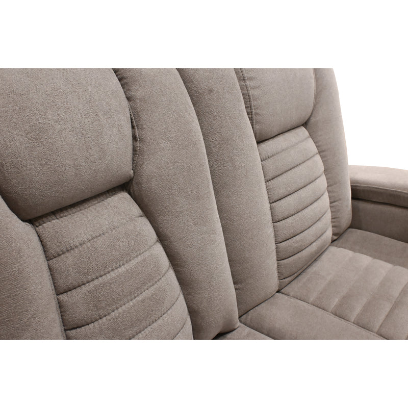 Vienna Taupe Sofa w/ Drop Table & Light