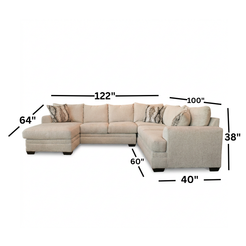 Free Ottoman w/ Purchase of Wayne Sand Sectional