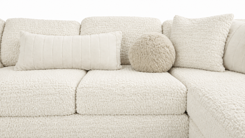 Doodle Ivory 3pc Sectional