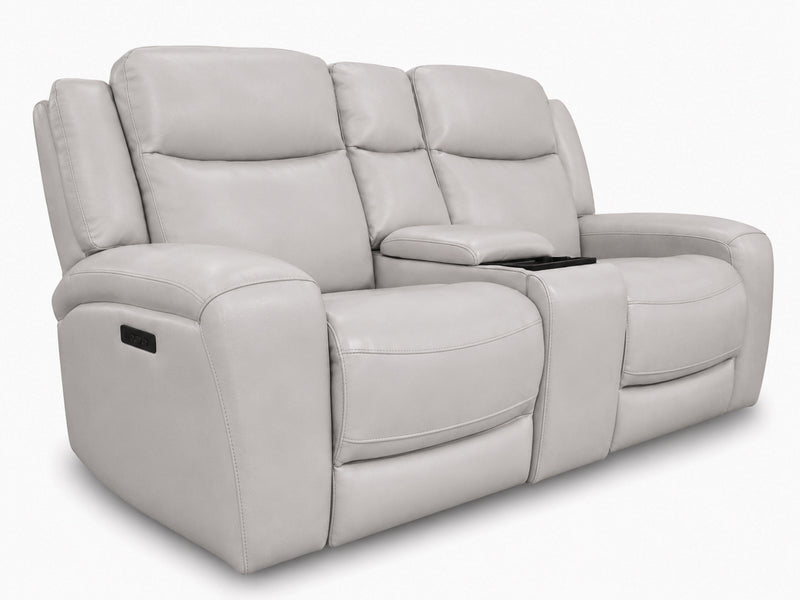 Bolero Fog Zero Gravity Power Reclining Loveseat w/ Wireless Charger