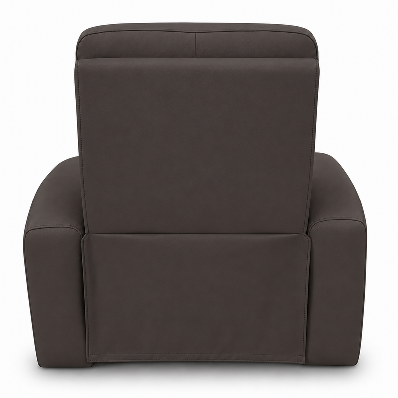 Austin Leather Grey Recliner