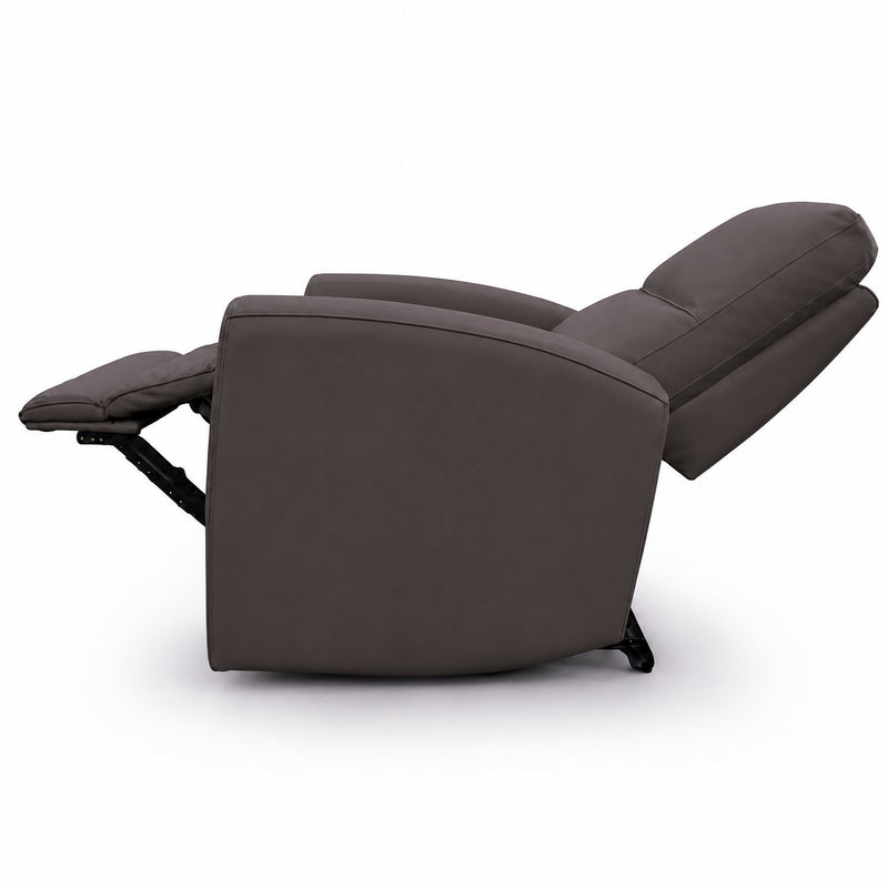 Austin Leather Grey Recliner