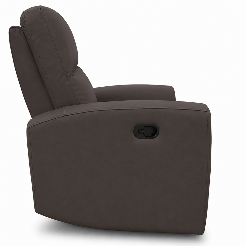 Austin Leather Grey Recliner