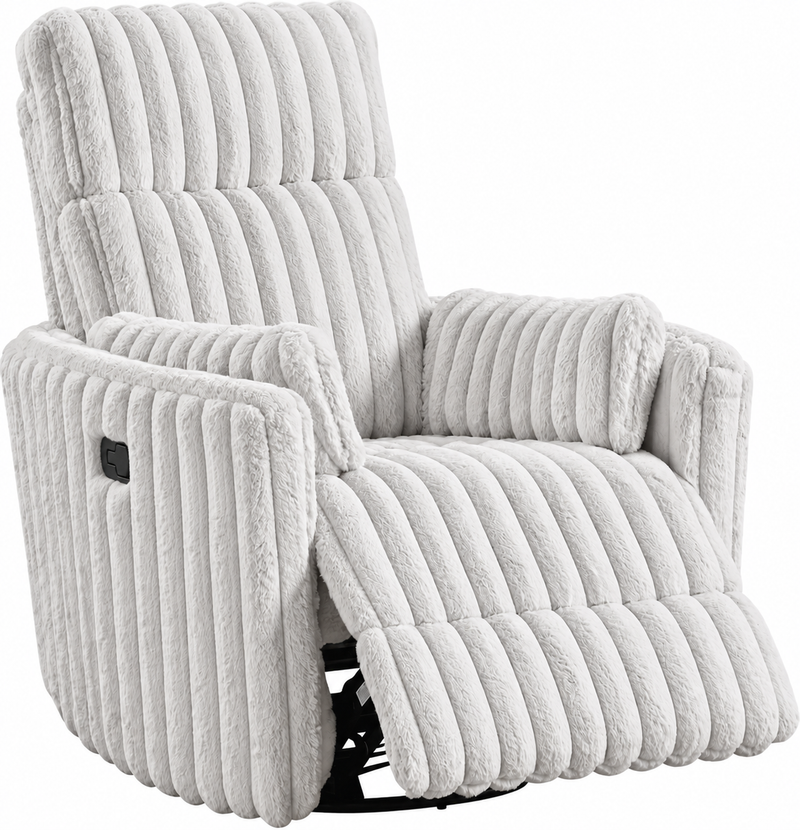 Silver Swivel Glider Recliner