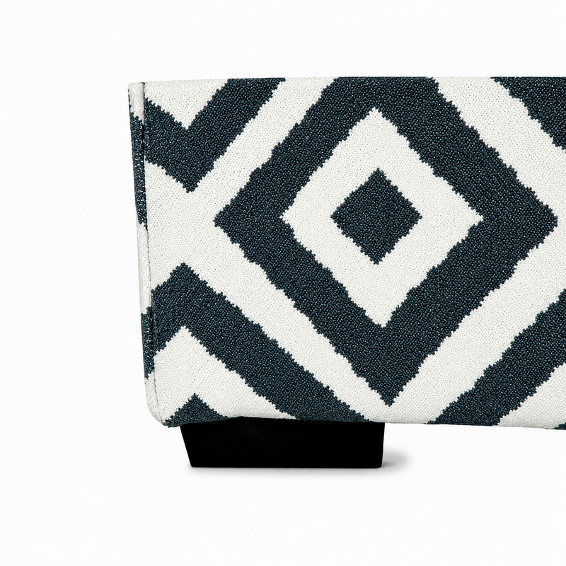 Mondo Gunmetal Ottoman