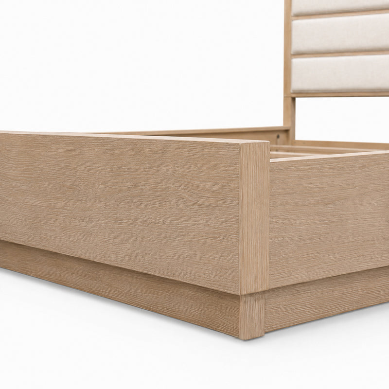 Sutton King Upholstered Panel Bed