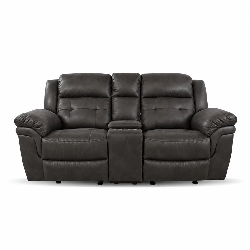Buy the Cowboy Granite Reclining Sofa, get the Cowboy Granite Recliner FREE, and Get the Cowboy Granite Loveseat HALF OFF