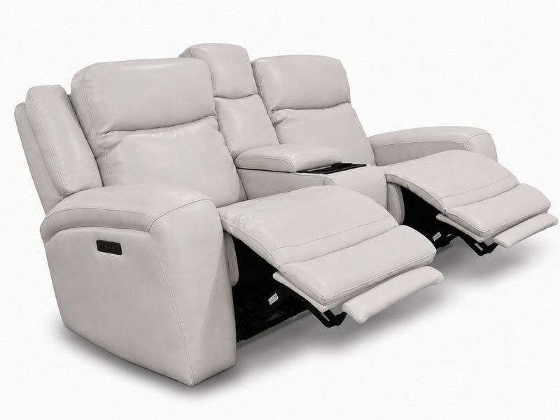 Bolero Fog Zero Gravity Power Reclining Loveseat w/ Wireless Charger