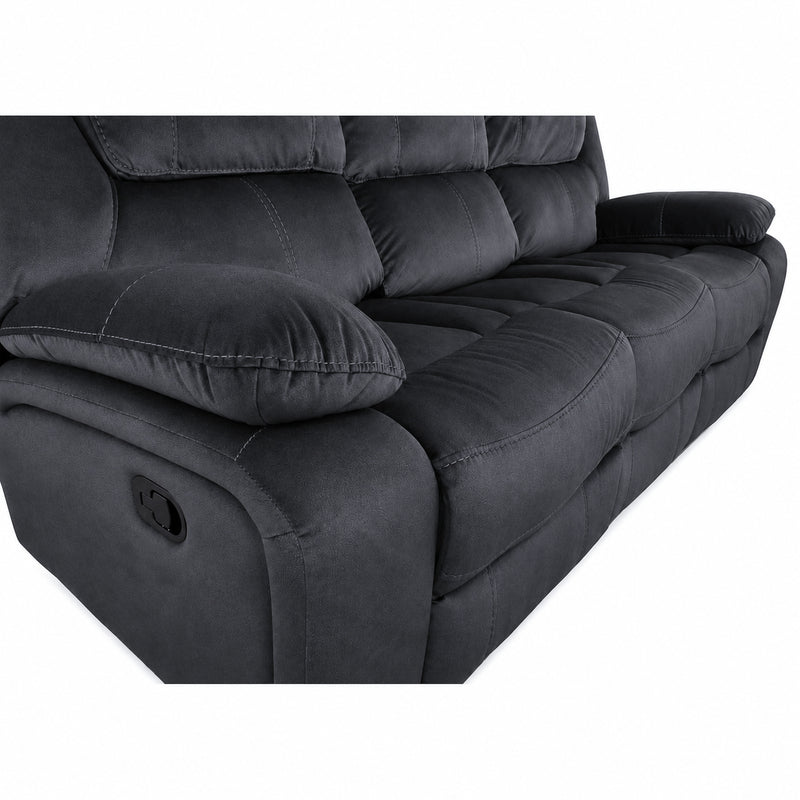 Aspen Indigo Reclining Sofa