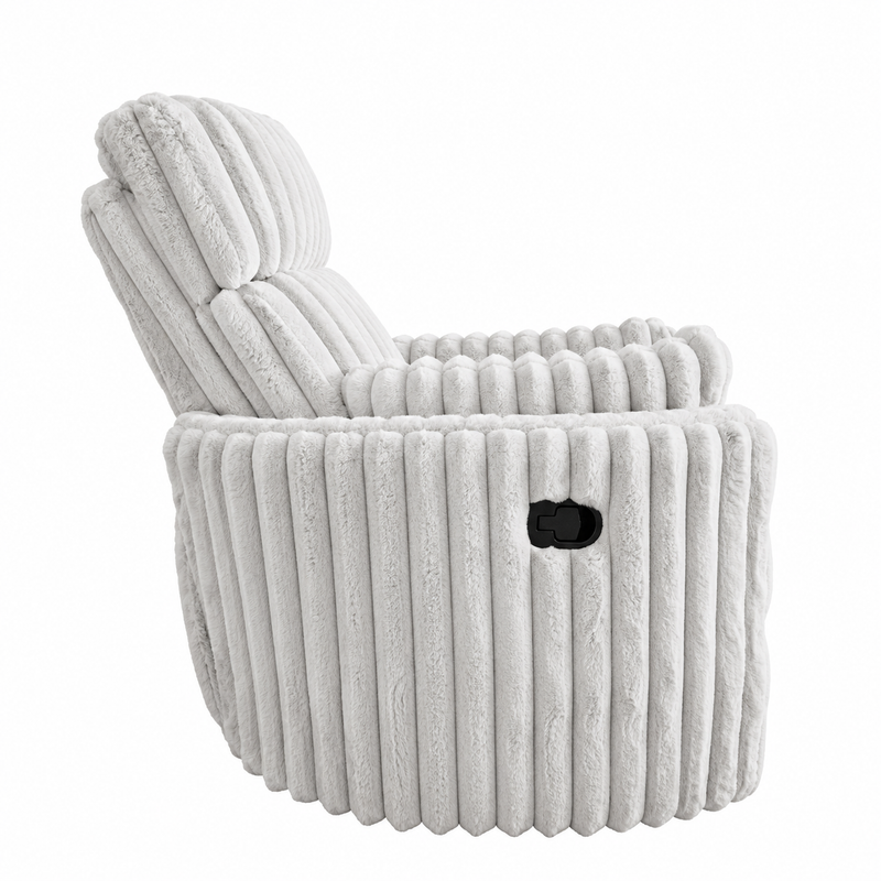 Silver Swivel Glider Recliner
