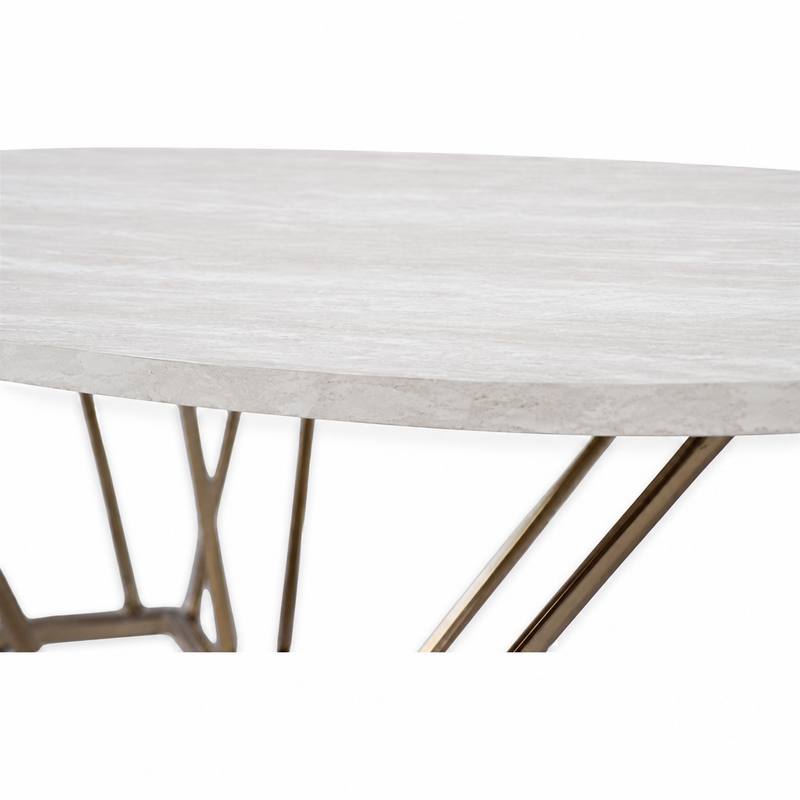 Rowyn Faux Marble Three Pack with Cocktail & Two End Tables