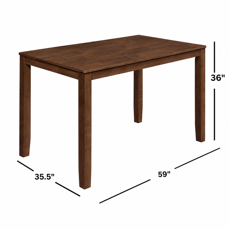 Pascal Walnut Counter Table