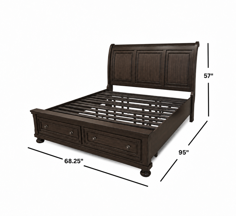 Lauren Queen Storage Bed