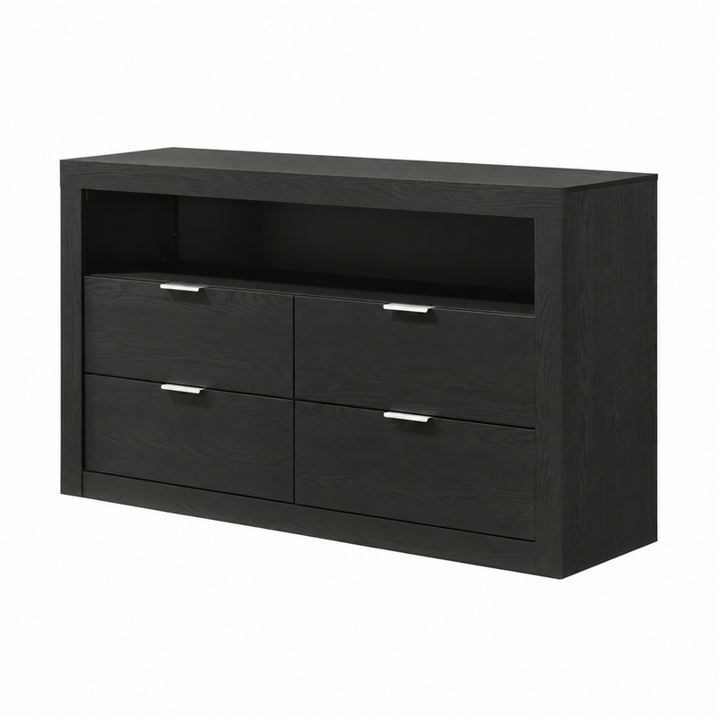 FREE Aaron Black Nightstand w/ Purchase of the Aaron Black Dresser