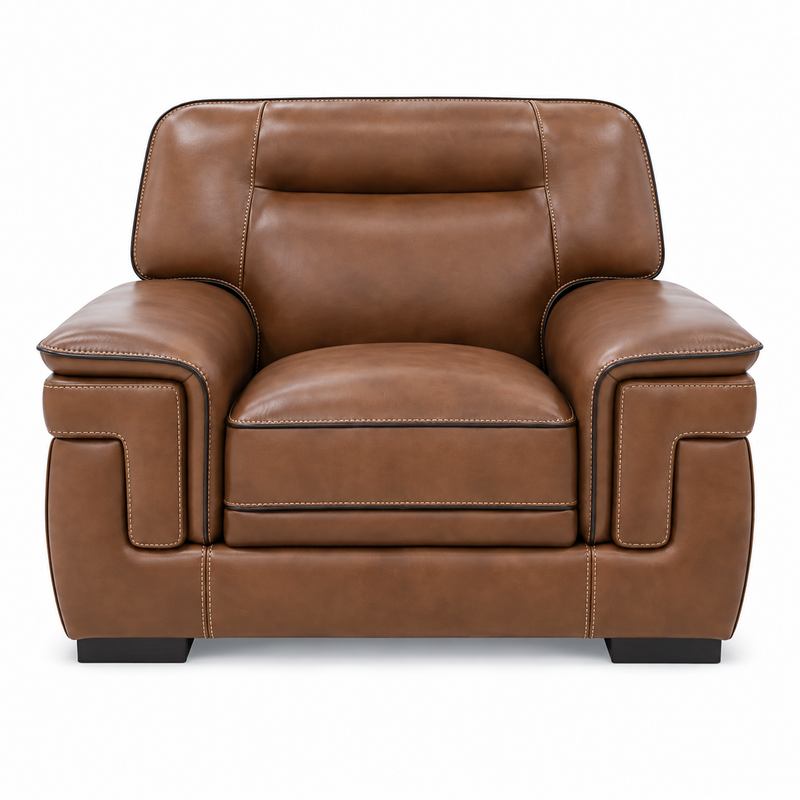 Venetian Honey Leather Chair