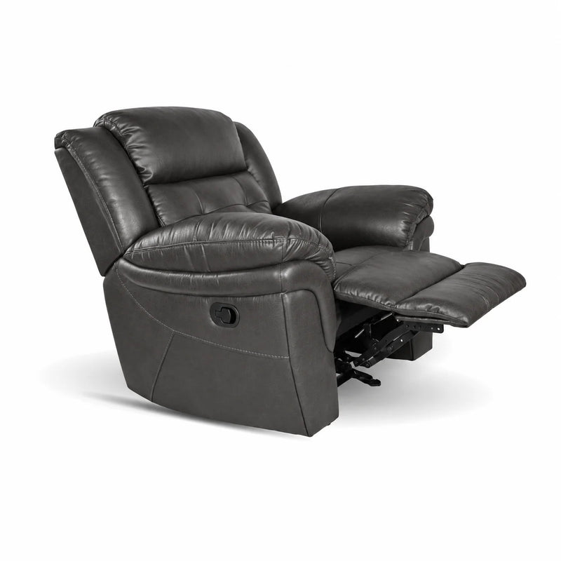 Buy the Cowboy Granite Reclining Sofa, get the Cowboy Granite Recliner FREE, and Get the Cowboy Granite Loveseat HALF OFF