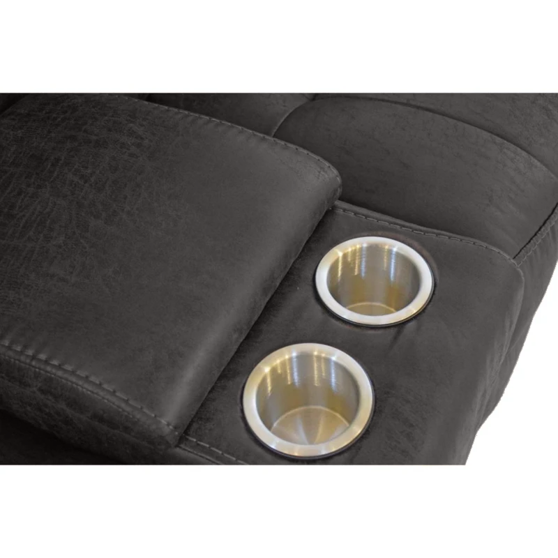 Cowboy Granite Glider Loveseat W/ Console