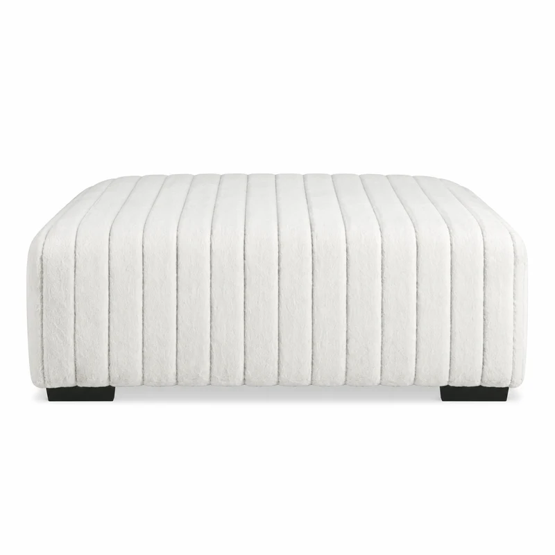Dylan Cream Ottoman