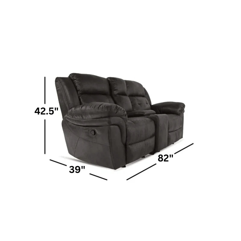 Buy the Cowboy Granite Reclining Sofa, get the Cowboy Granite Recliner FREE, and Get the Cowboy Granite Loveseat HALF OFF