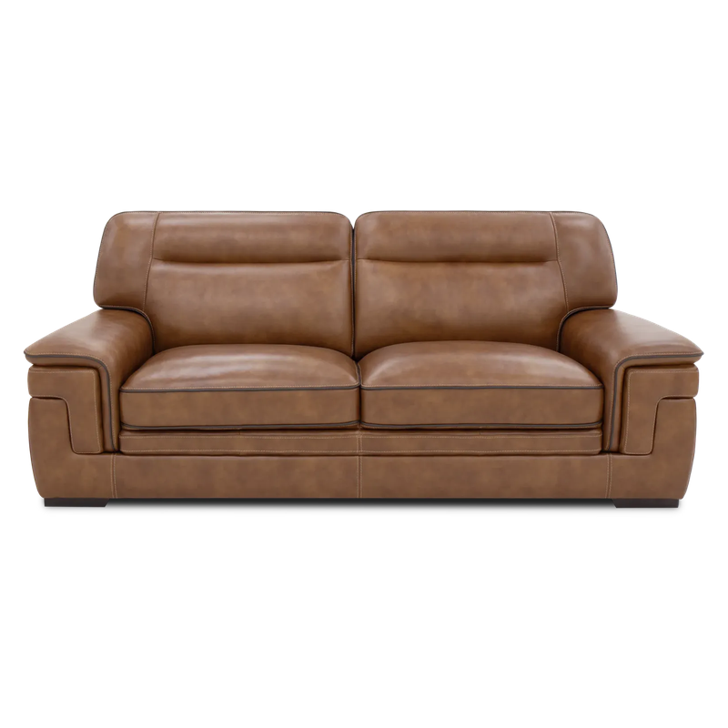 Venetian Honey Leather Sofa