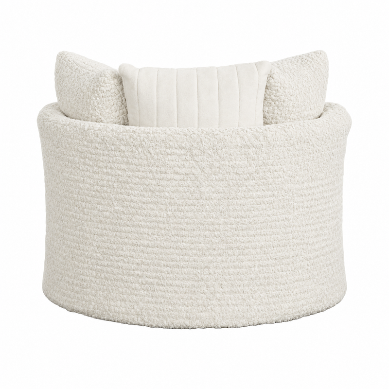 Doodle Ivory Swivel Chair