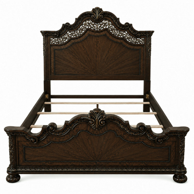 Lydia King Panel Bed