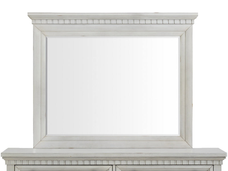 McCoy Antique White Mirror
