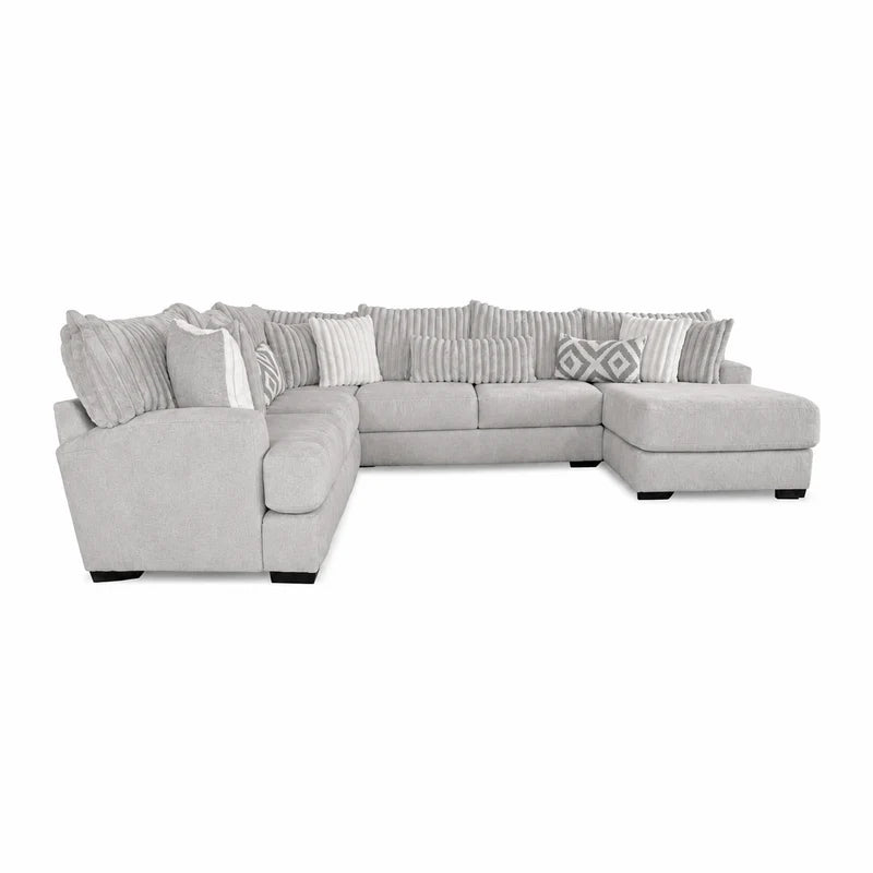 FREE Armless Chair & Ottoman with purchase of the Mondo Tweed 3 Pc Sectional