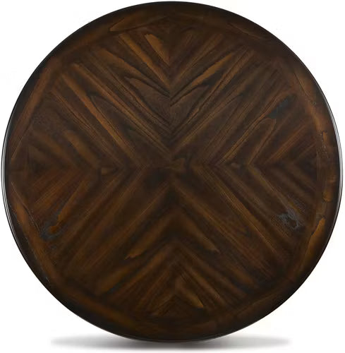Gia Cherry Round Counter Table with Four Counter Chairs