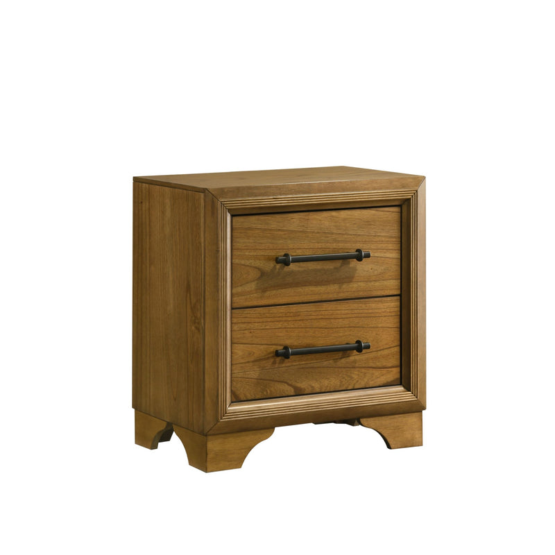 Harmony Walnut Nightstand with USB