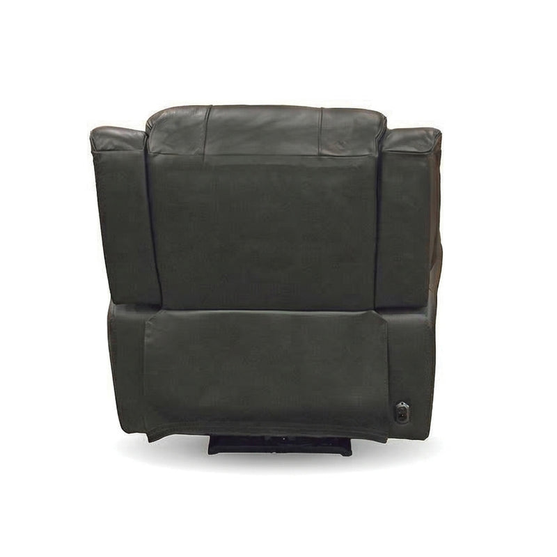 Jettison Grey Leather Zero Gravity Power Recliner