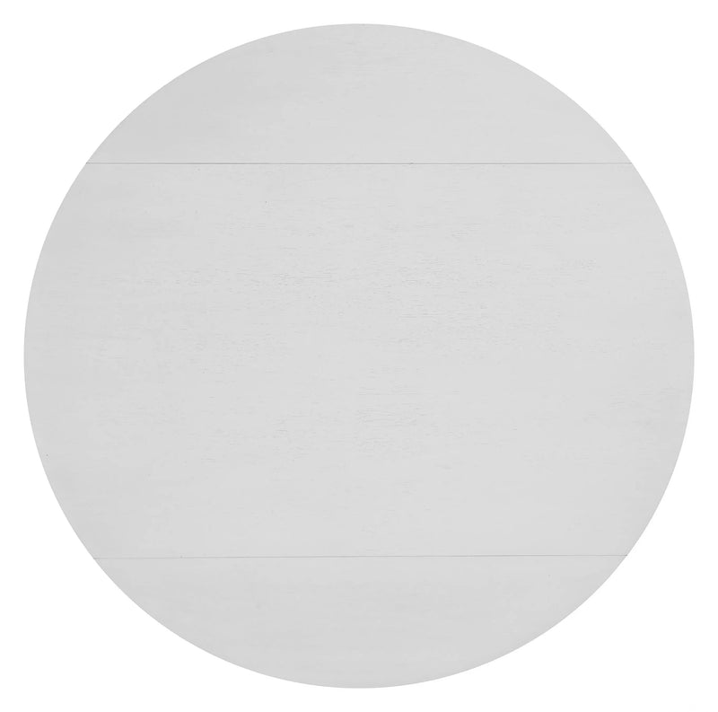 Naples White Drop Leaf Dining Table