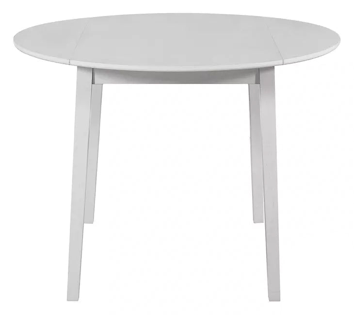 Naples White Drop Leaf Dining Table