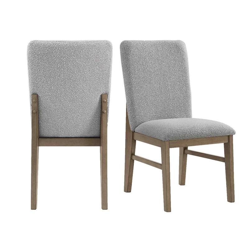 Portland Grey Rectangular Dining Table w/ 6 Chairs