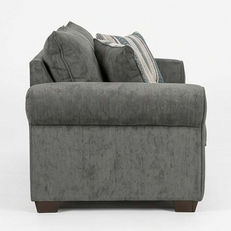 Britta Grey Stone Loveseat