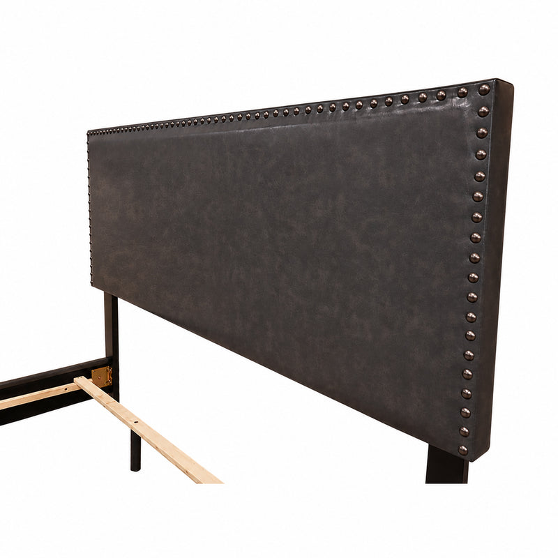 Willow Charcoal Upholstered Bed