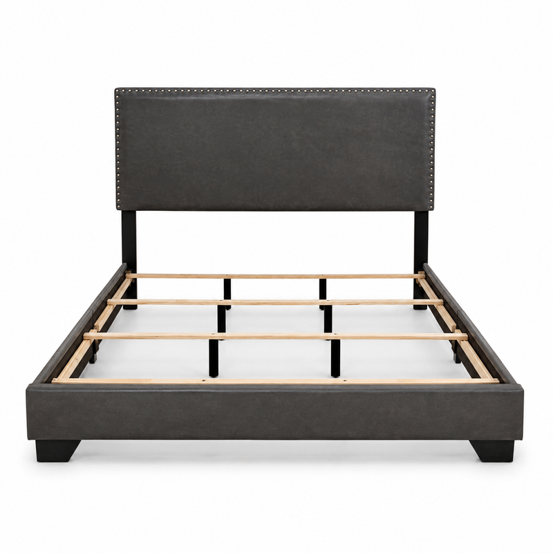 Willow Charcoal Upholstered Bed
