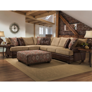 Yellowstone Chocolate Sectional 8649 Woodland