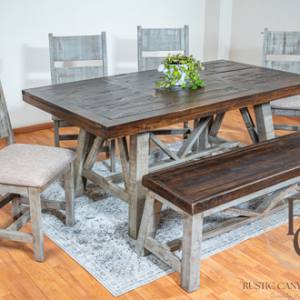 Weathered Farmhouse Montana Dining Bench